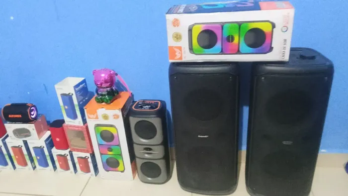 Caixinhas de som Bluetooth