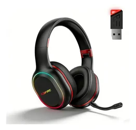 Fone KOFIRE Picun UG-05 Headset Gamer Sem Fio 7.1 Vibração 3D, Bluetooth PS4/PS5/PC/Xbox