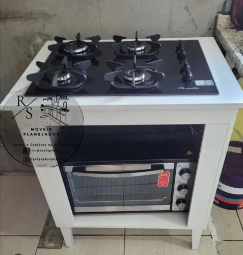 Vendo balcão para cooktop na cor branca