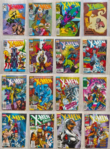 Lote 2 de HQs formatinhos X-MEN editora Abril - raridades / ótimo estado