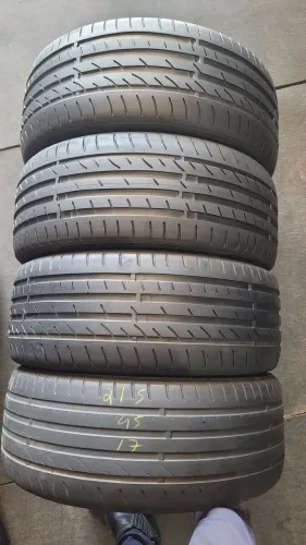 4 pneus 215/45/17 itaro reaberto todo em ordem (800 em 3× no ct