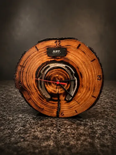 Relógio ART. Exclusivo Rústico madeira