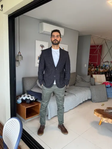 Blazer preto Slim H&M
