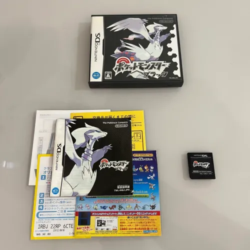 Pokémon Black Original Completo JP CIB Nintendo DS