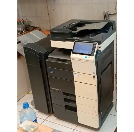 Impressora Multifuncional Konica Minolta Biz hub C554e com Unidade de Encadernação
