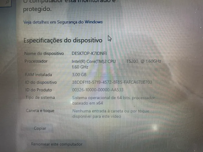 Notebook Toshiba