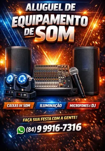 Aluguel de som