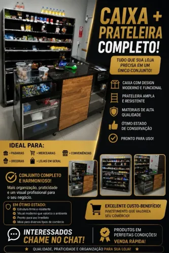 Caixa completo para o seu comércio!!