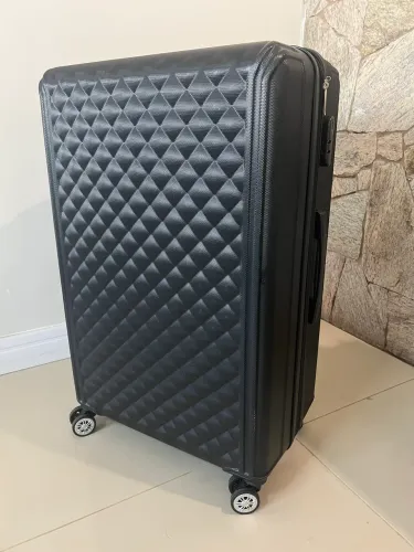 Mala de viagem preta grande (23kg)