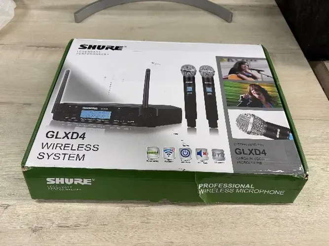 Microfone sem fio duplo glxd4