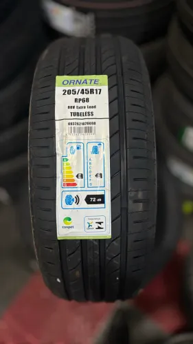 01 pneu Ornate RP68 205/45R17 novo
