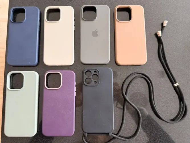 7 Capas Para iPhone 15 Pro Max - Cores E Marcas Variadas