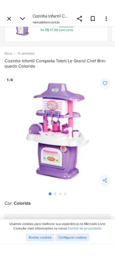 Cozinha infantil menina ( todos os utensílios junto)
