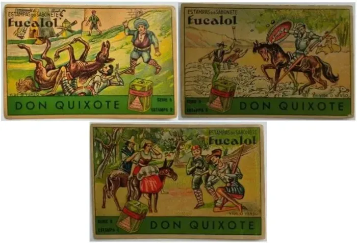 Conjunto de estampas Eucalol - Dom Quixote
