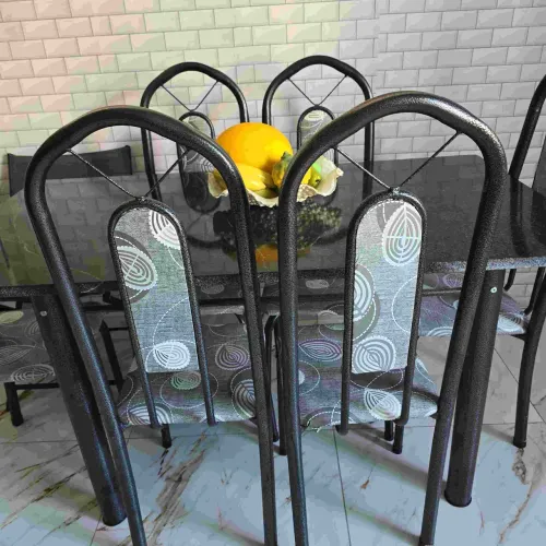 Vendo : mesa mármore 6 cadeiras