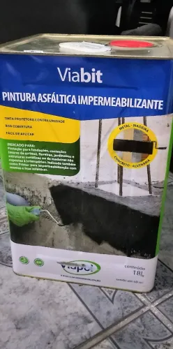 Pintura asfáltica impermeabilizante Viabit 18l