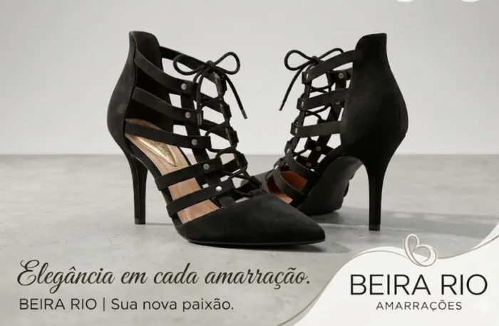 Scarpin Beira Rio Amarrações preto - Elegância e Conforto NÚMERO 38 # Arezzo # schutz