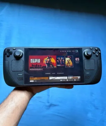 Steam Deck LCD 256GB | Bateria 99% | Case Valve + Carregador Original