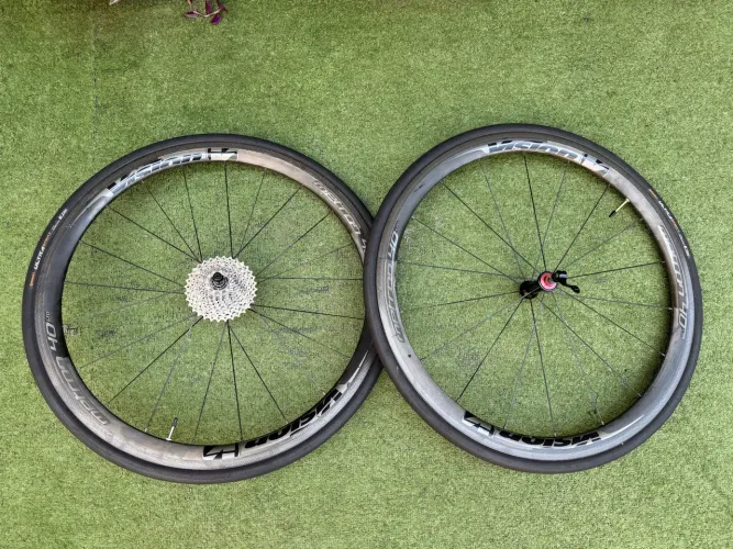 Rodas Speed vision metron carbono 40mm cerâmica clincher 