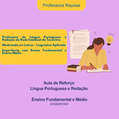 Aulas de reforço escolar