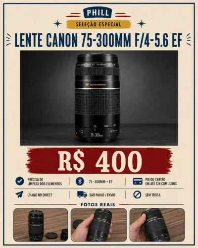 LENTE CANON 75-300MM EF