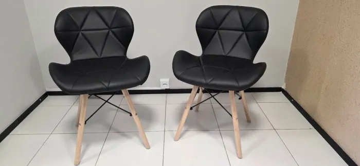 Cadeira Jantar Estofada Charles Eames