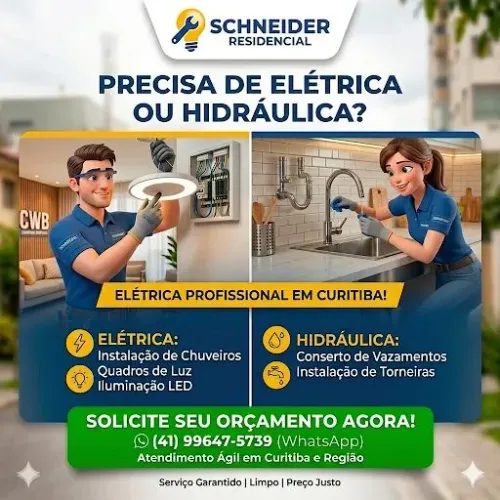 Schneider Residencial - Reparos Elétricos e Hidráulicos 
