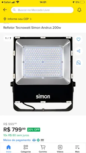 Refletor Simon 200w 