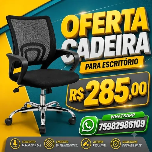 Cadeiras para escritório FORTT - A original - Cada: