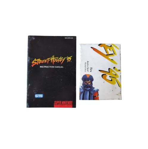 Manual e Pôster Street Jockey '95 Original Super Nintendo