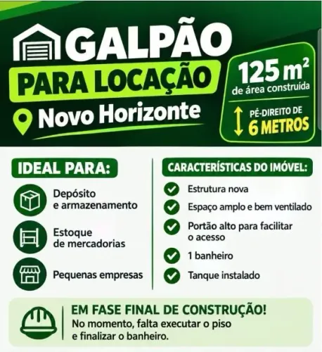 Galpão para alugar