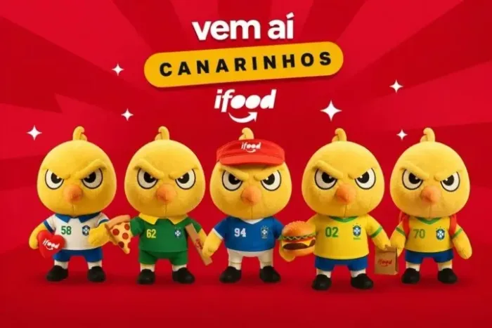 Coleção Completa 5 Canarinhos iFood + Cartinhas - Perfeito Estado