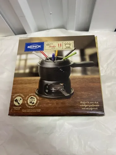 LINDO FONDUE ANTIADERENTE BRINOX NOVO NUNCA USADO