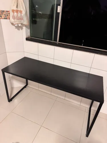 Mesa de escritório estilo industrial - 1.50m X 60cm