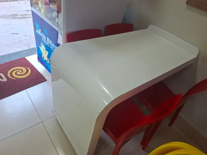 Mesa curva mdf
