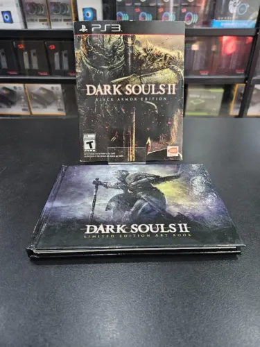 Jogo Dark Souls II Black Armour Edition Steel Book (Jogo+ Art Book) para PS3