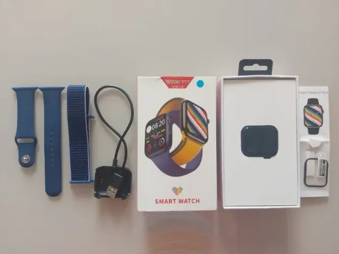 Smartwatch Wearfit HW18 com 2 Pulseiras Android IOS Resistente a água