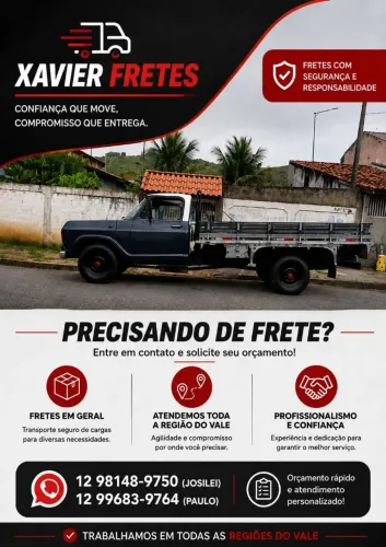 Faço frete 