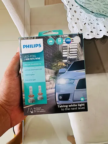 Lâmpada Par Led Philips Original Ultinon H8 H11 H16