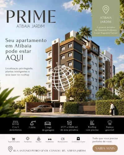 Apartamento com 2 dormitórios à venda, 67 m² por R$ 632.158,56 - Jardim do Lago - Atibaia/
