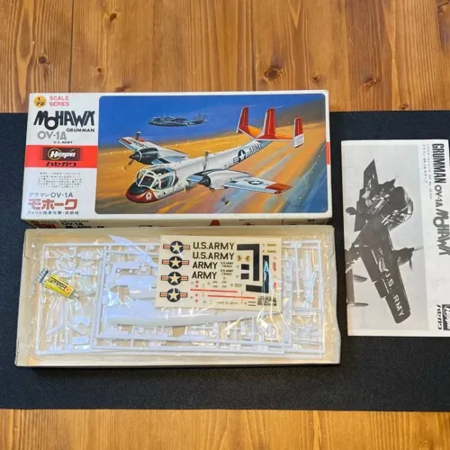kit aeromodelismo hasegawa ov-1a mohawk 1/72 novo genuíno 