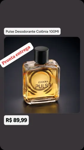 Colônia Pulse Intense Eudora