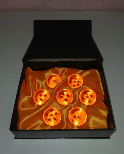 Dragon Ball - 7 esferas em resina!