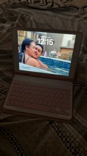iPad 8 + Carregador Original com fonte + Capa Teclado ? Funciona Tudo (Ler Descrição) ?