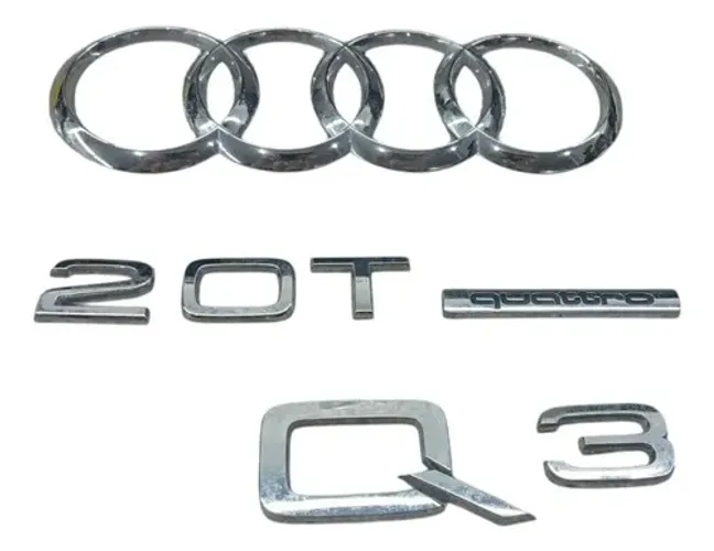 Emblema Letreiro Tampa Traseira Audi Q3 2014 2015
