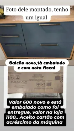 Balcão cozinha novo e embalado