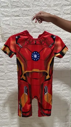 fantasia homem de ferro macacão 4 anos