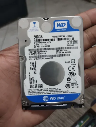 HD notebook WD BLUE 500GB