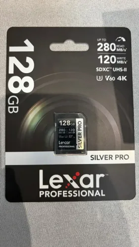 Memória SD Lexar Profissional Silver PRO 280-120MB/s C10 128GB
