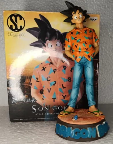 Action Figure Son Goku (Casual Wear) - Banpresto SCultures Zoukeio Tenkaichi Budokai